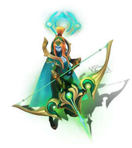 Cosmic Queen Ashe Emerald chroma