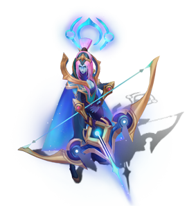 Cosmic Queen Ashe Sapphire chroma