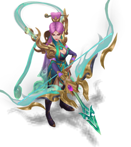 Lunar Empress Ashe Turquoise chroma