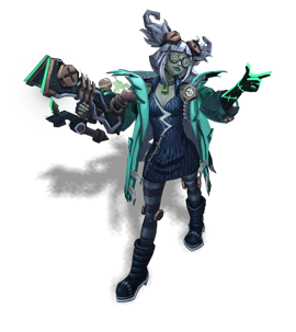 Fright Night Zeri Turquoise chroma