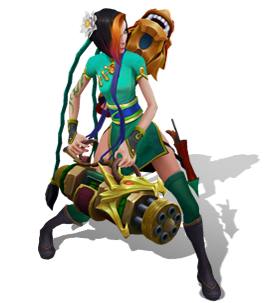 Firecracker Jinx Emerald chroma