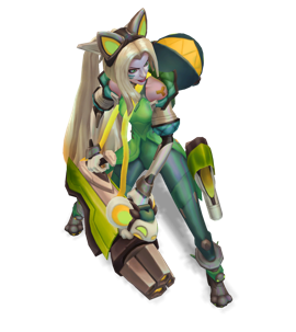 Battle Cat Jinx Emerald chroma