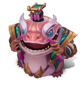 Coin Emperor Tahm Kench Rose Quartz chroma