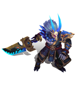 Blood Moon Tryndamere Sapphire chroma