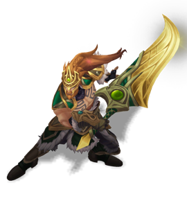 Victorious Tryndamere Gold chroma