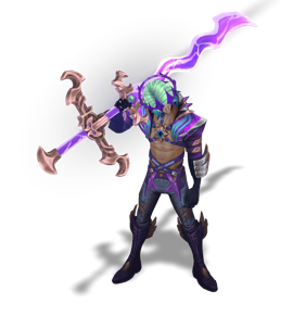 Dissonance of Pentakill Viego Tanzanite chroma