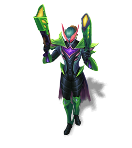 Masked Justice Lucian Emerald chroma