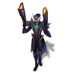 Masked Justice Lucian Obsidian chroma