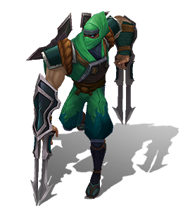 Shockblade Zed Emerald chroma