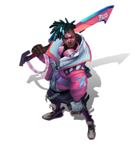 True Damage Ekko Rose Quartz chroma
