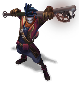 Arcane Firelight Ekko Ruby chroma