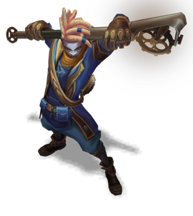 Arcane Firelight Ekko Aquamarine chroma