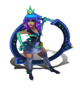 Battle Boss Qiyana Sapphire chroma