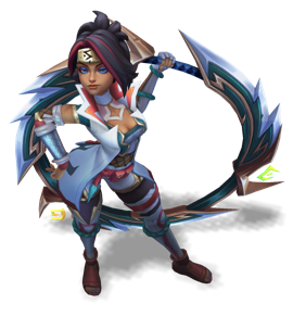 Shockblade Qiyana Pearl chroma
