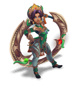 Lunar Empress Qiyana Emerald chroma
