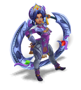Lunar Empress Qiyana Tanzanite chroma