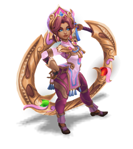 Lunar Empress Qiyana Rose Quartz chroma