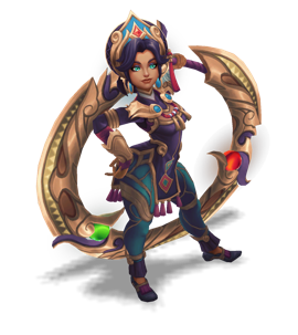 Lunar Empress Qiyana Obsidian chroma