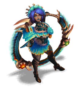 La Ilusión Qiyana Turquoise chroma