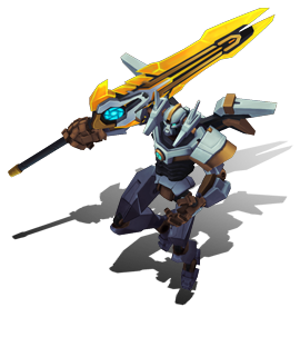 Mecha Aatrox Pearl chroma