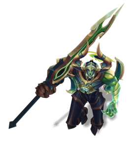 Lunar Eclipse Aatrox Emerald chroma