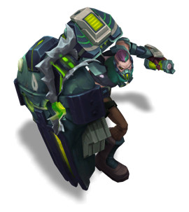 Resistance Singed Emerald chroma