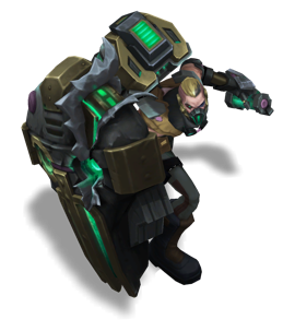 Resistance Singed Obsidian chroma