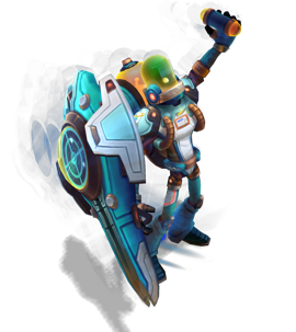Astronaut Singed Turquoise chroma
