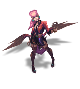 K/DA ALL OUT Evelynn Ruby chroma