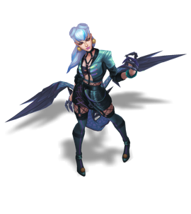 K/DA ALL OUT Evelynn Turquoise chroma