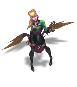 K/DA ALL OUT Evelynn Emerald chroma