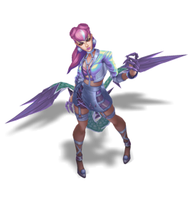K/DA ALL OUT Evelynn Pearl chroma