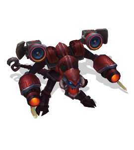 Battlecast Prime Cho'Gath Ruby chroma