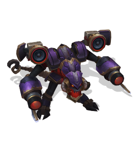 Battlecast Prime Cho'Gath Tanzanite chroma