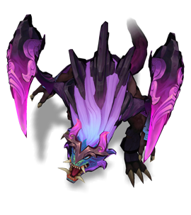 Shan Hai Scrolls Cho'Gath Tanzanite chroma