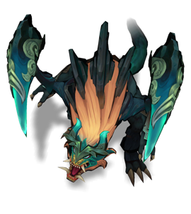 Shan Hai Scrolls Cho'Gath Turquoise chroma