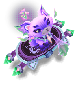 Cyber Cat Yuumi Amethyst chroma