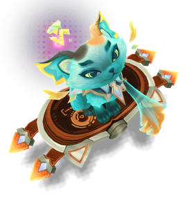 Cyber Cat Yuumi Turquoise chroma