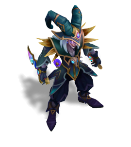 Arcanist Shaco Aquamarine chroma