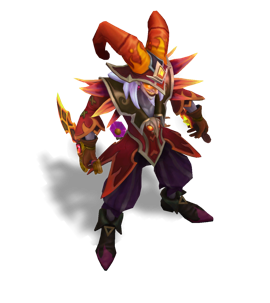 Arcanist Shaco Ruby chroma