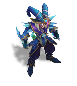 Arcanist Shaco Sapphire chroma