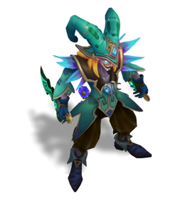 Arcanist Shaco Turquoise chroma