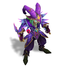 Arcanist Shaco Tanzanite chroma
