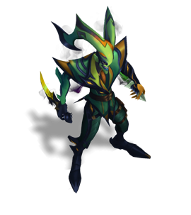 Crime City Nightmare Shaco Emerald chroma