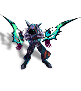 Soul Fighter Shaco Turquoise chroma