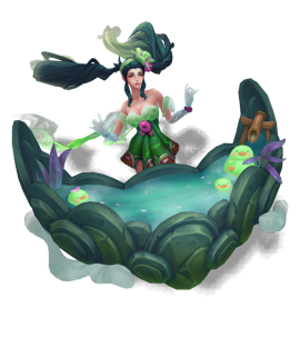 Spirit Blossom Springs Sona Emerald chroma