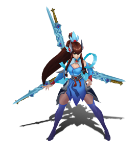 Divine Sword Irelia Aquamarine chroma