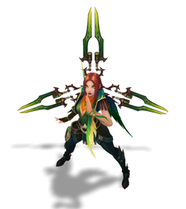High Noon Irelia Emerald chroma