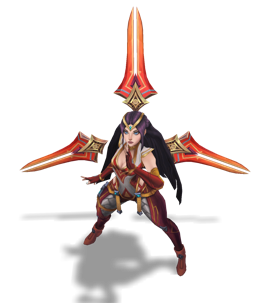 Sentinel Irelia Ruby chroma