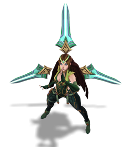 Sentinel Irelia Emerald chroma